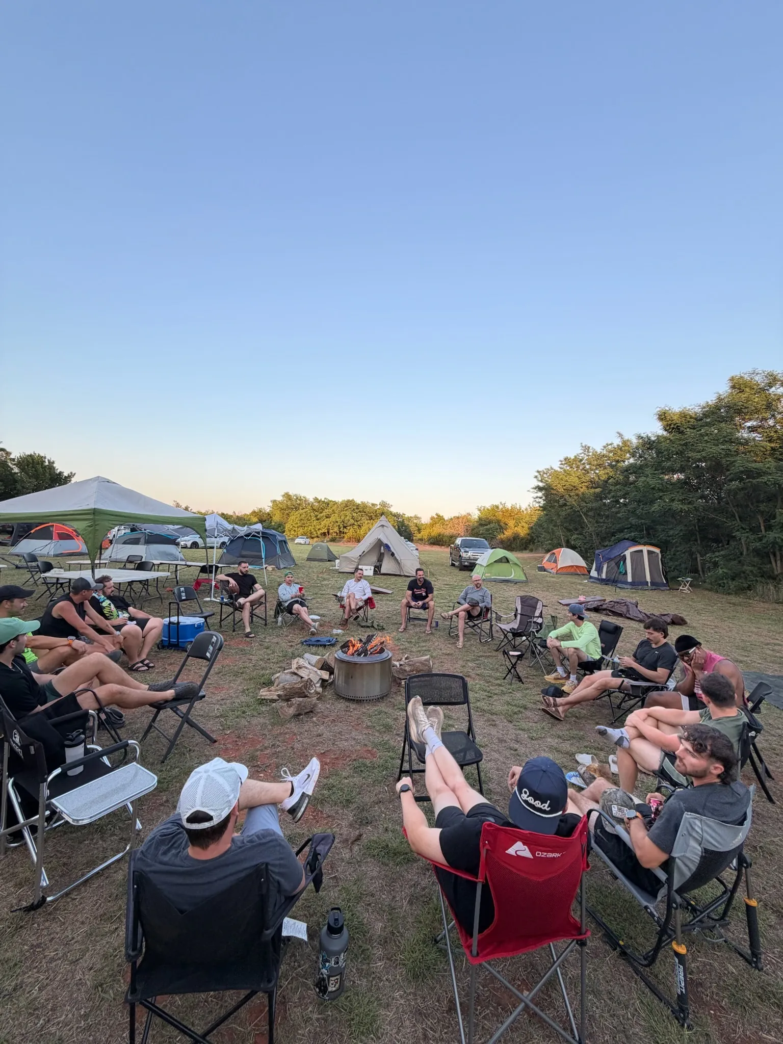 Big community hangout and chat at Runathon