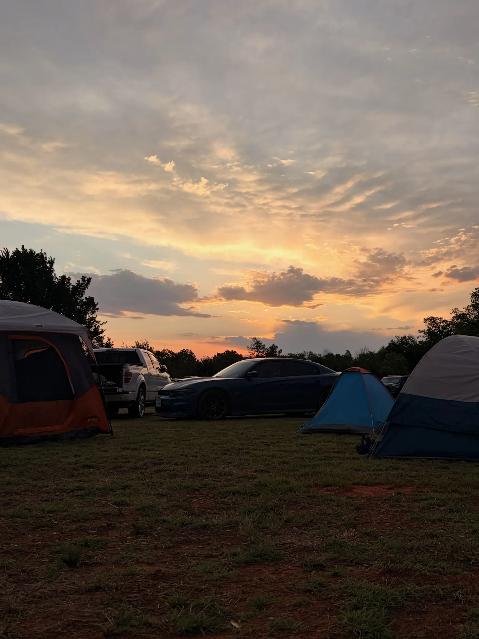 Sunrise over Runathon camp